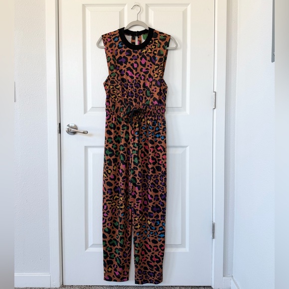 FARM Rio Multicolor Leopard Print Jumpsuit - Picture 2 of 8